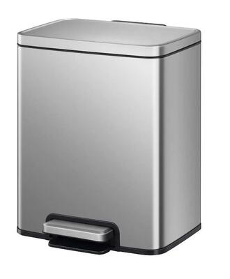 Papelera con Pedal 12L Acero Inoxidable EKO Madison